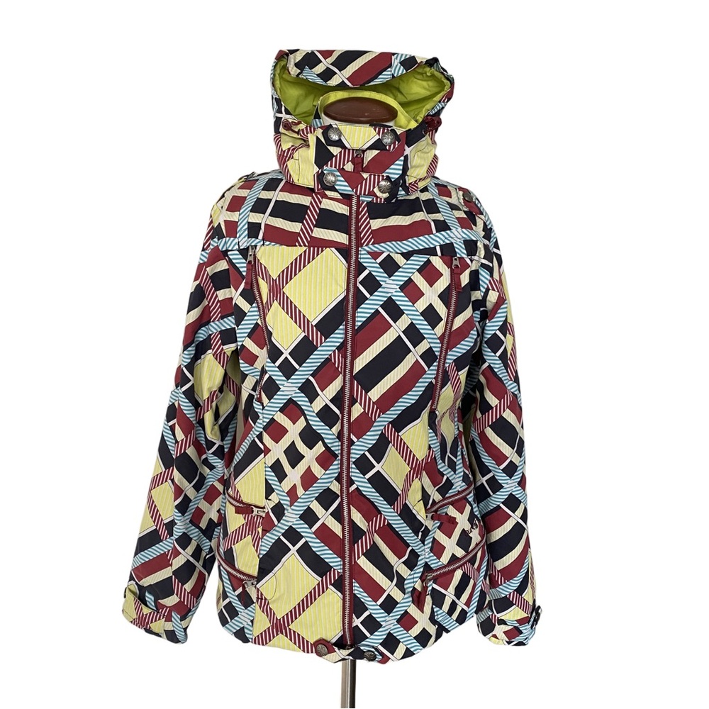 Burton Women’s DryRide Elevation Jacket in Lime Hooded Sz XL Snowboard Ski Snow